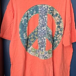 NATURAL LIFE Coral Crewneck Tee